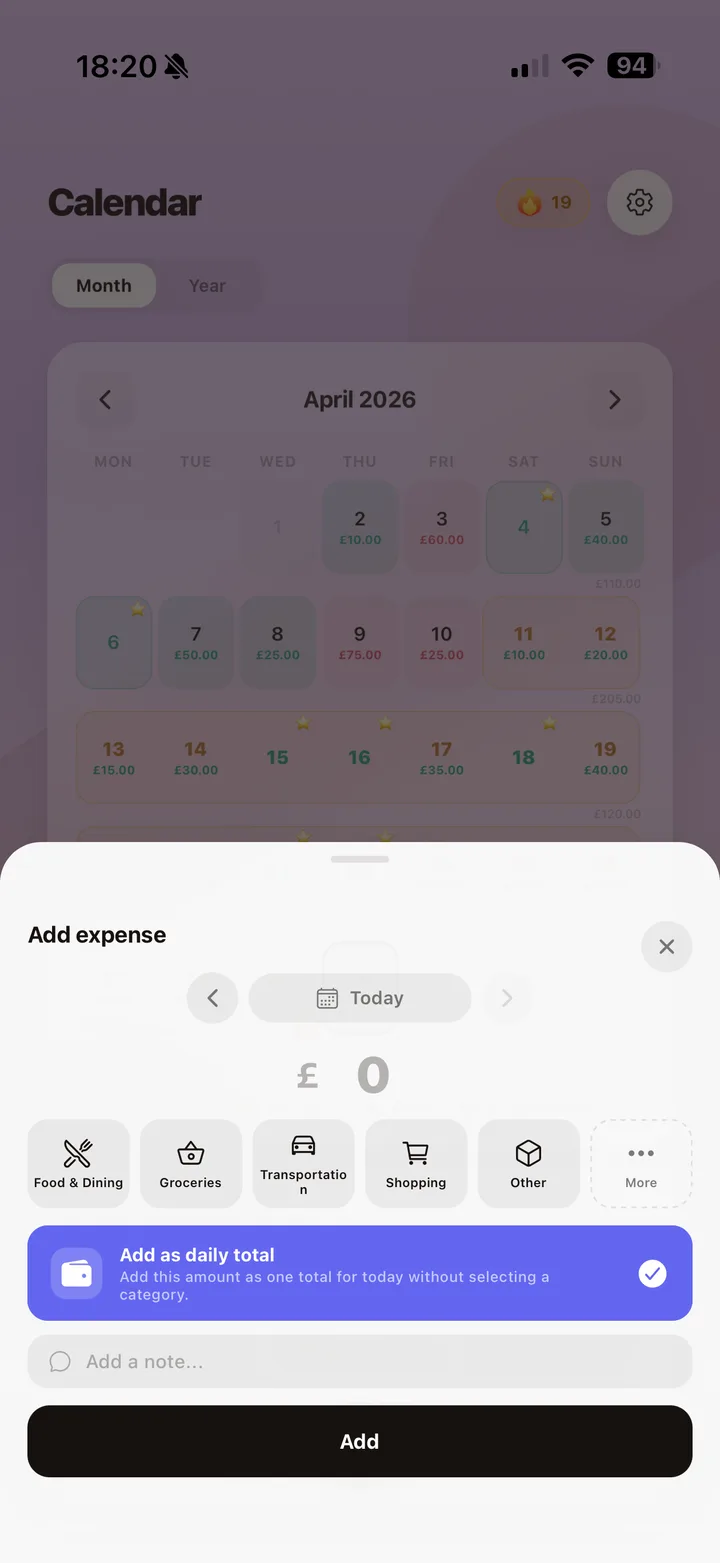 Daily Total Mode and Custom Cards