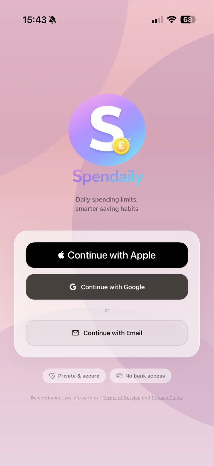 Onboarding theme variant in blush palette
