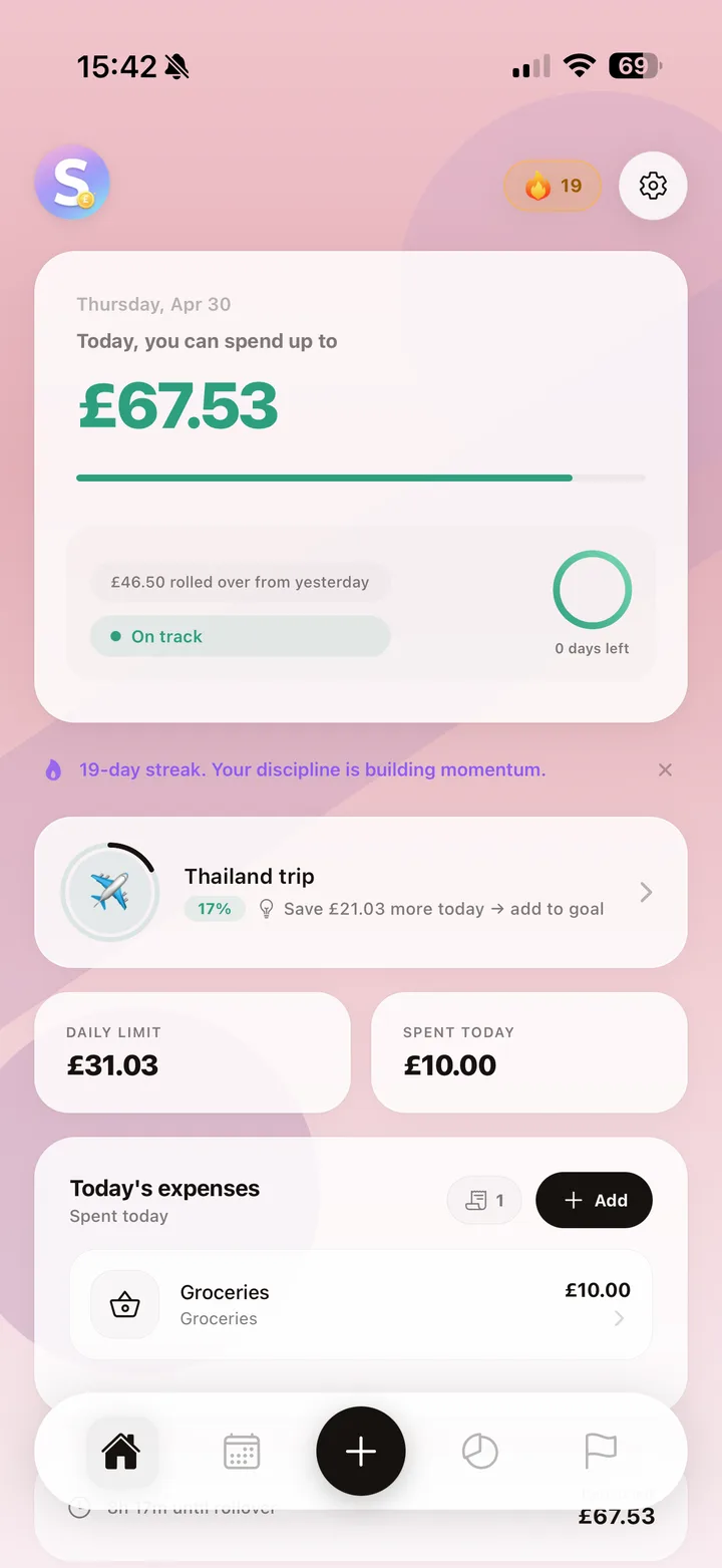 Dashboard theme variant in rose gold palette